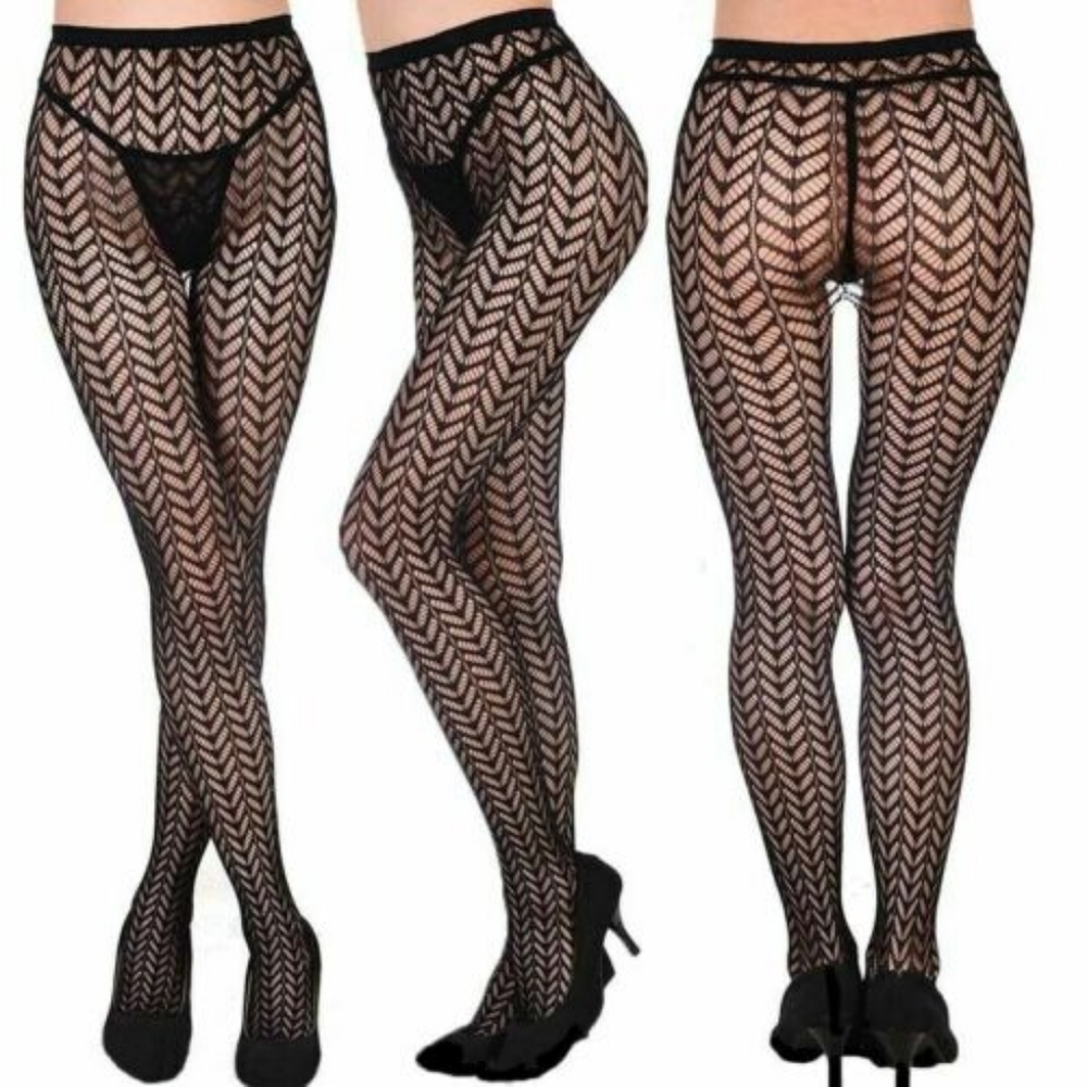 Plus Size Sexy Black Fishnet Stockings